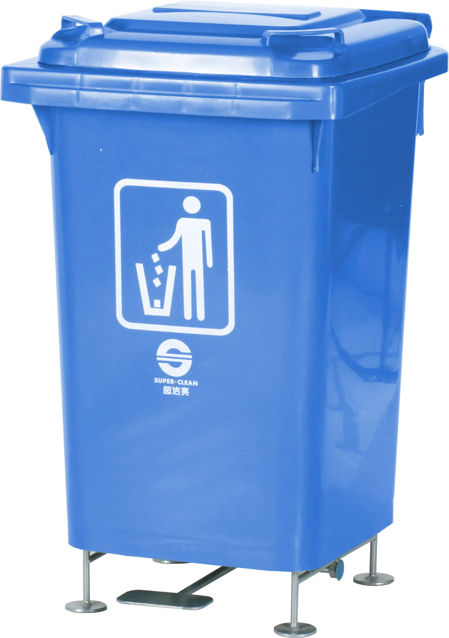 Педальное мусорное ведро 60 л для улицы