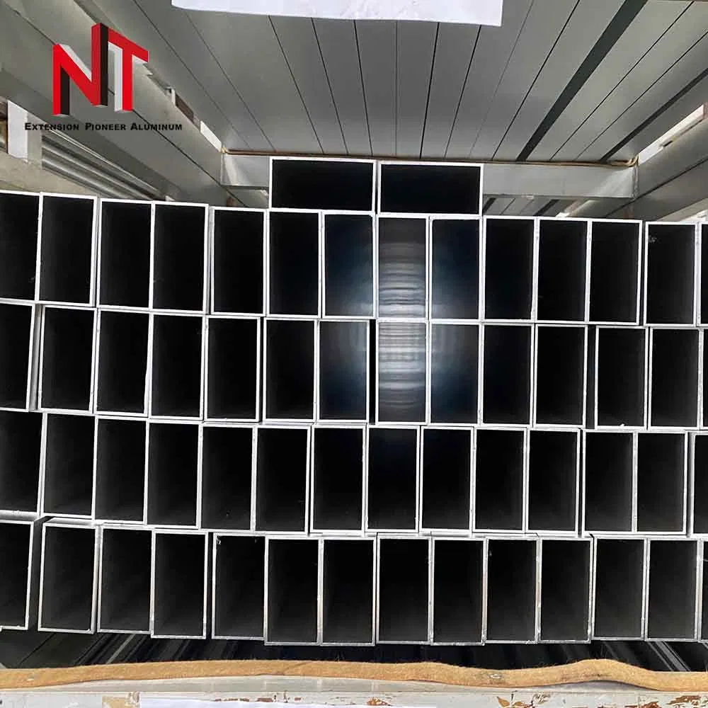 Customized 6ooo Series Aluminum Rectangular Pipes with Cutting Service-Premium Quality