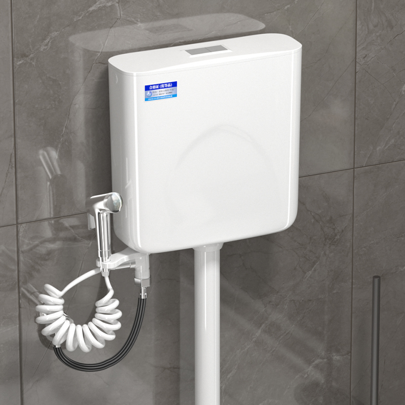 Eco-Friendly White HDPE Water-Saving Flushing Cistern for Toilets