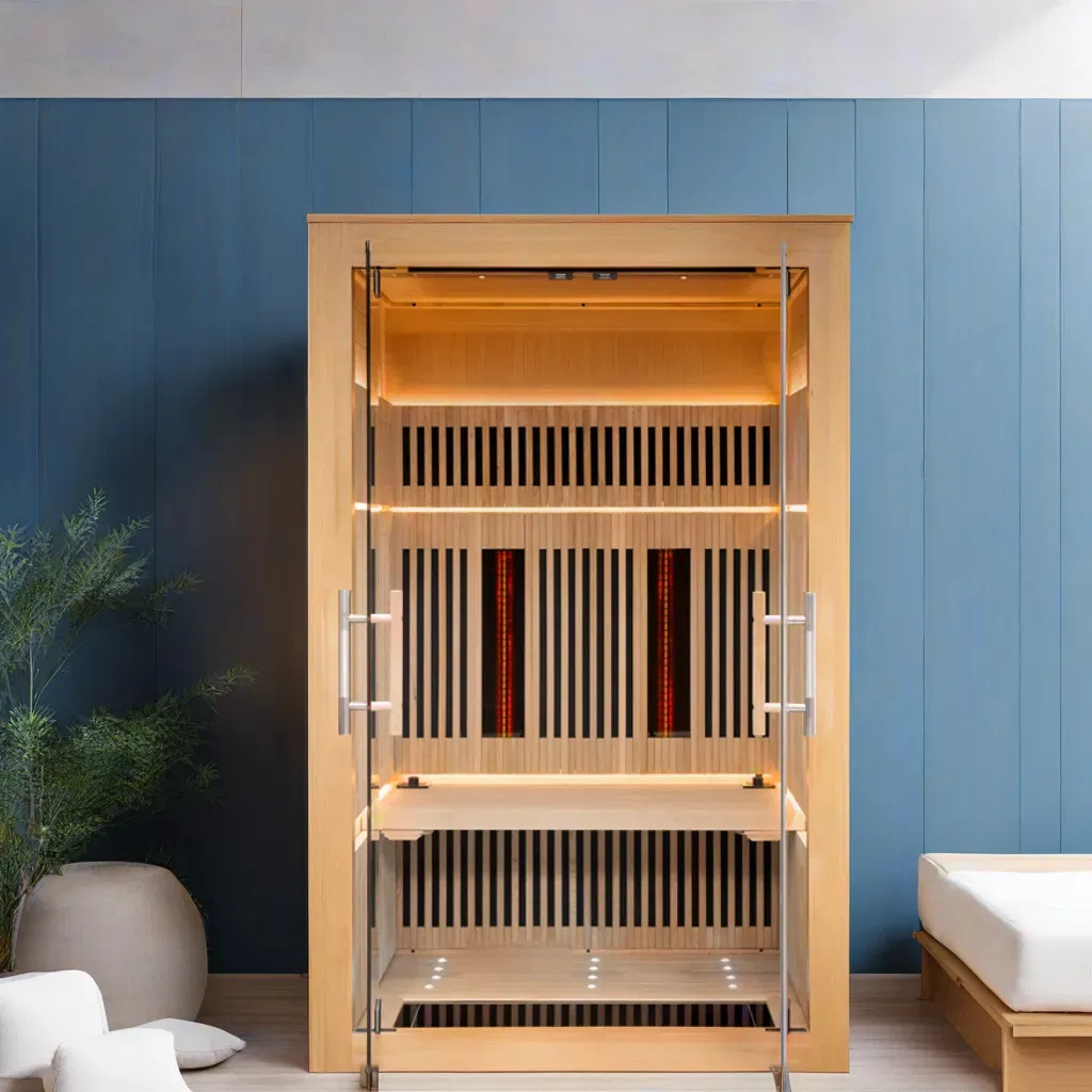 Угловая инфракрасная сауна Sauna Factory для дома