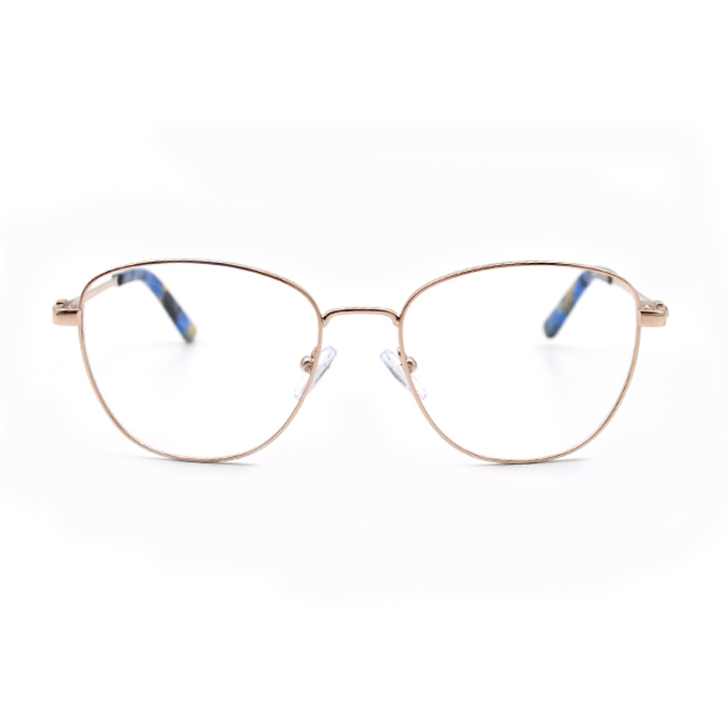 High Quality CE Round Eyewear Glasses Metal Optical Frame