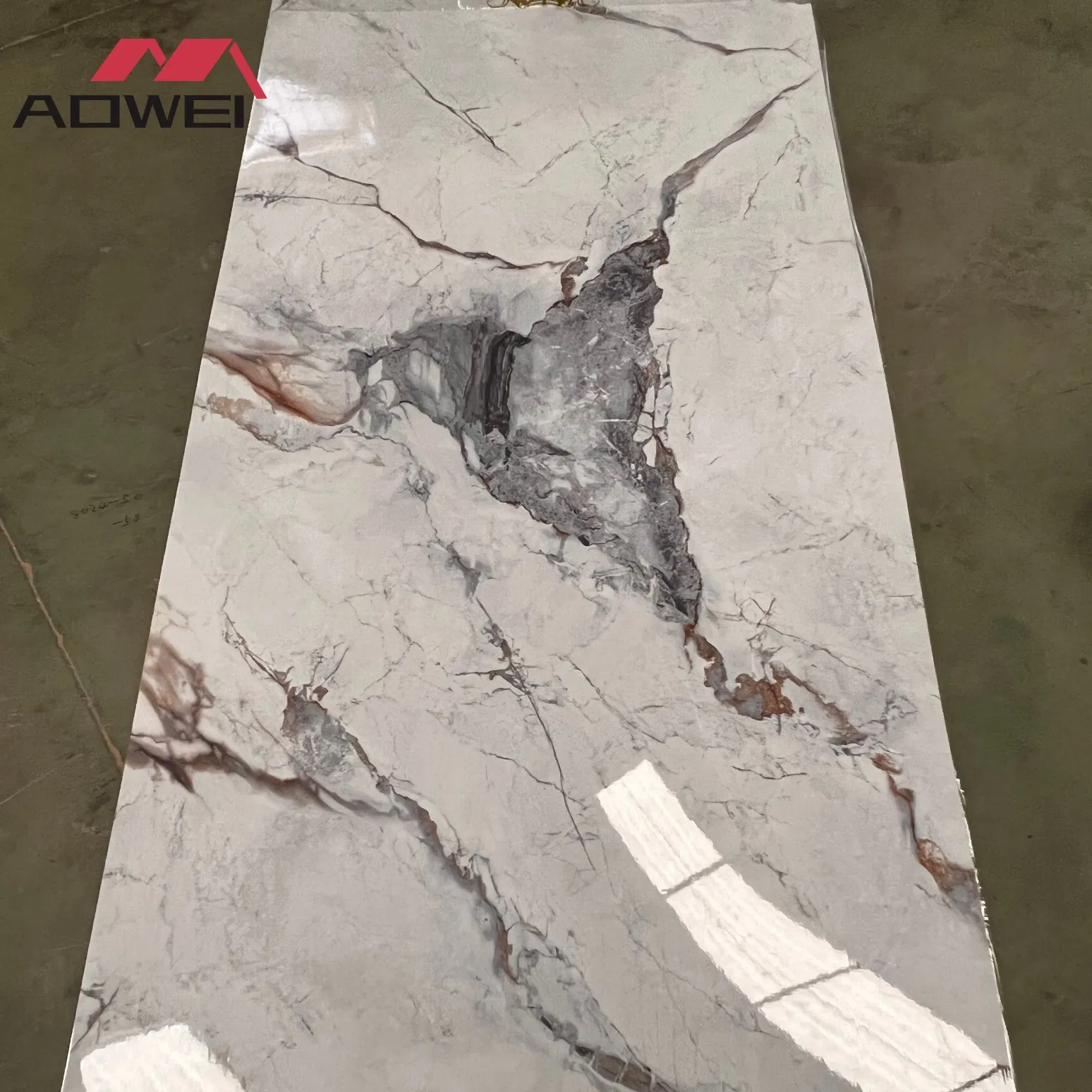 Construction-Decoration Material WPC PVC Marble Sheet Slabs Wall Panels for Home Siding