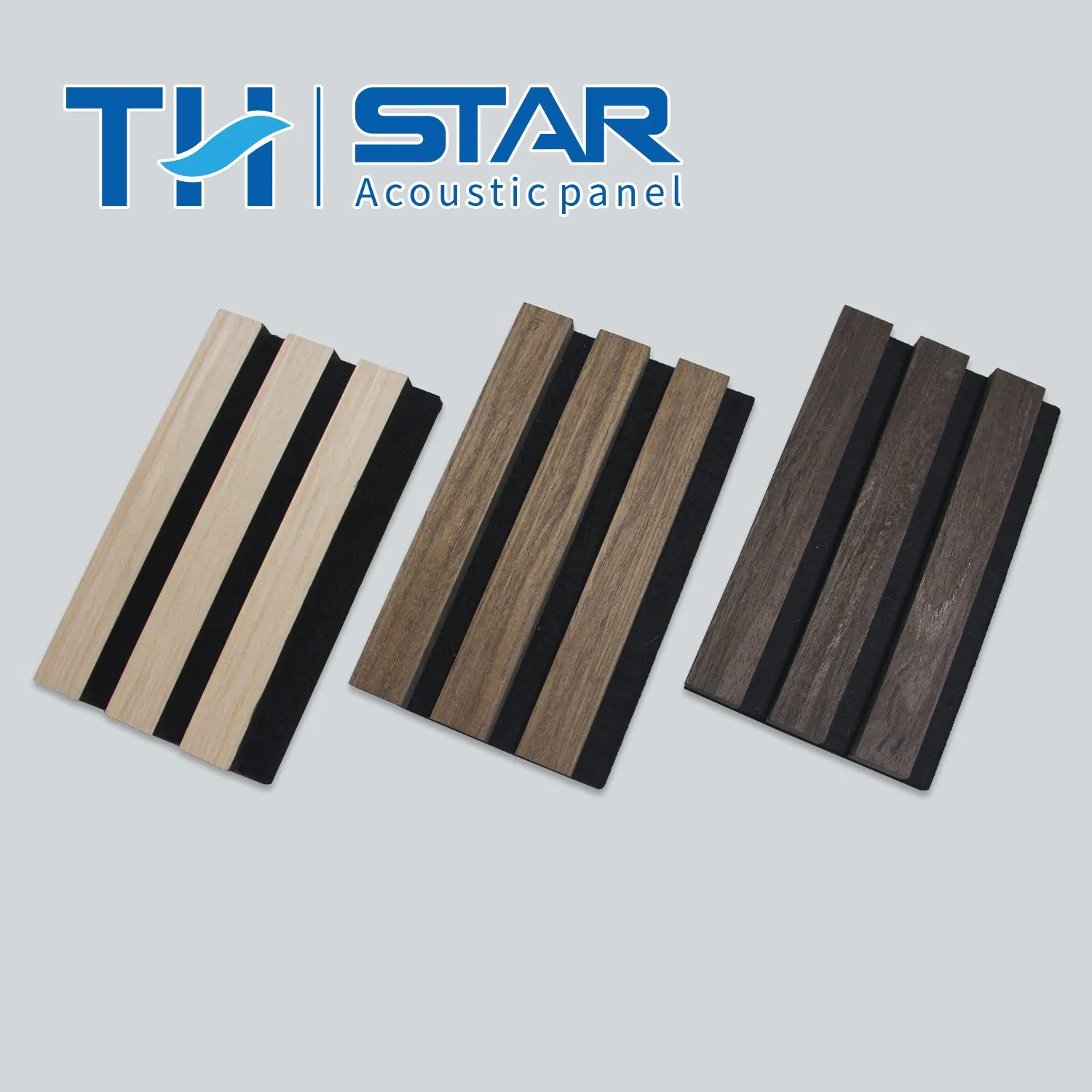 Th-Star 3D Acoustic Pet Felt Wooden Wall Panel