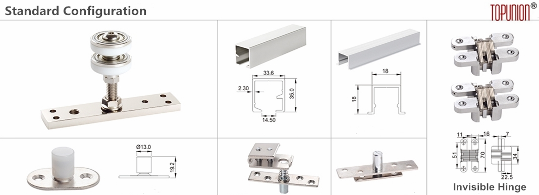 Folding Slidng Wooden Door Roller Door Weight Capacity: 30/40/50/80kg
