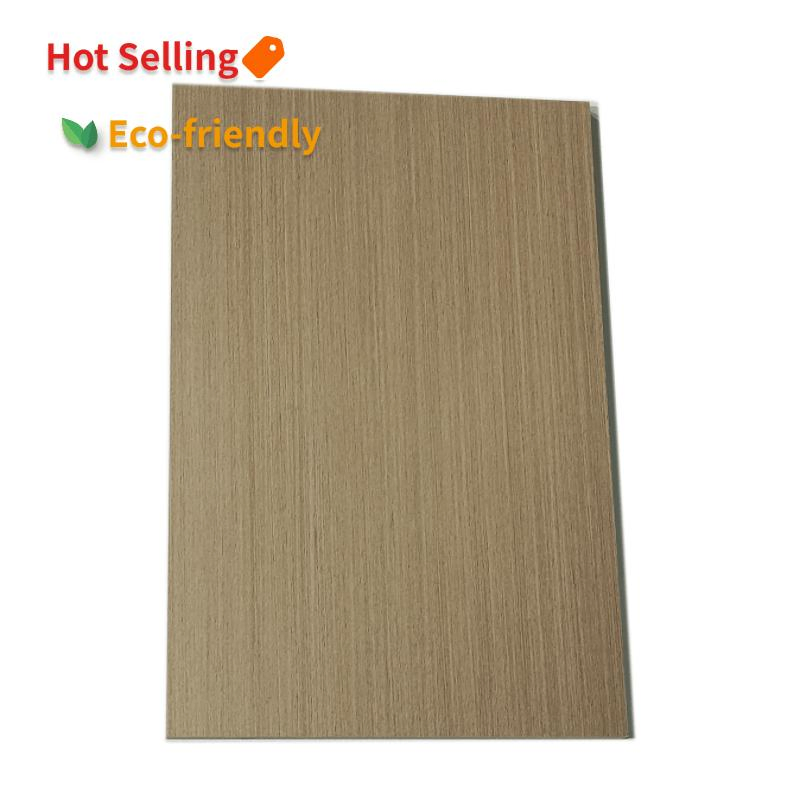 Frosted Textured Granular Plain Wall Coverings Hinoki Wood Veneer
