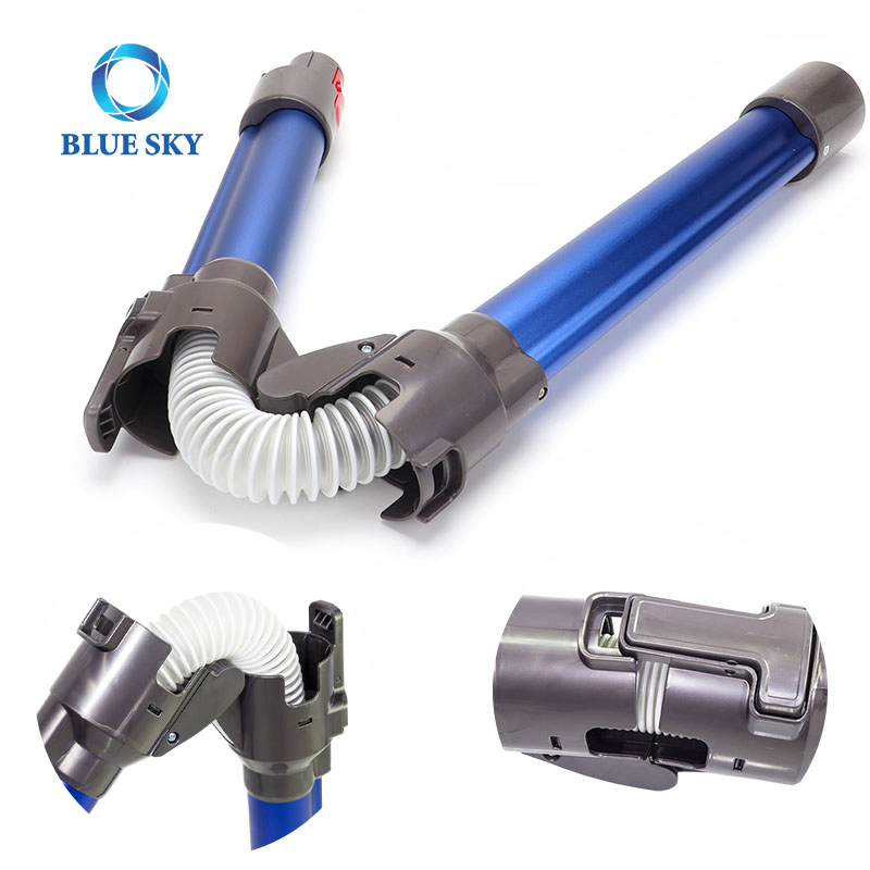 Flexible Folding Bendable Aluminum Tube Extension Tube for Dysons V7 V8 V10 V11 V12 V15 Vacuum Cleaner Parts