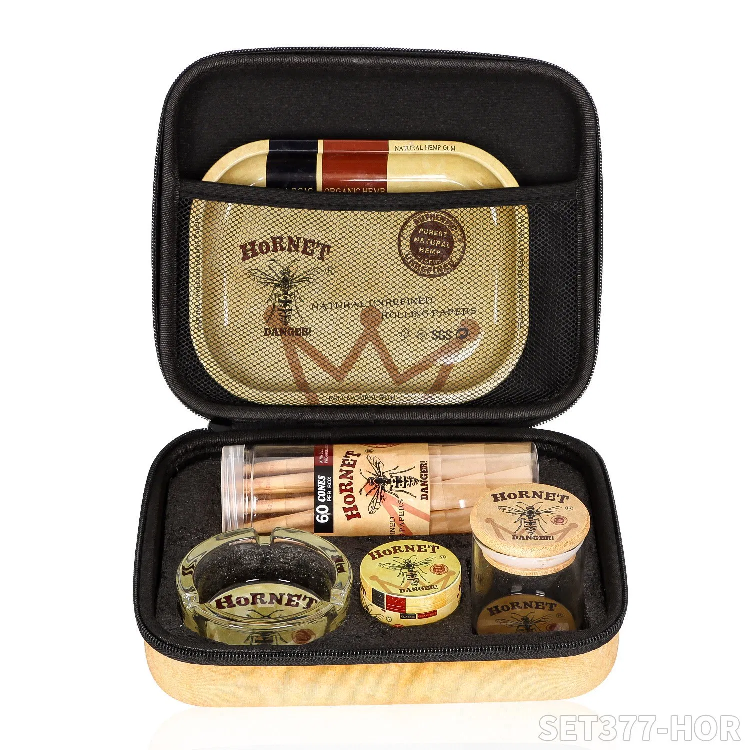 Five-Piece Multifunctional Cigarette Tray Set Includes Cigarette Grinder + Cigarette Tray + Paper Roll