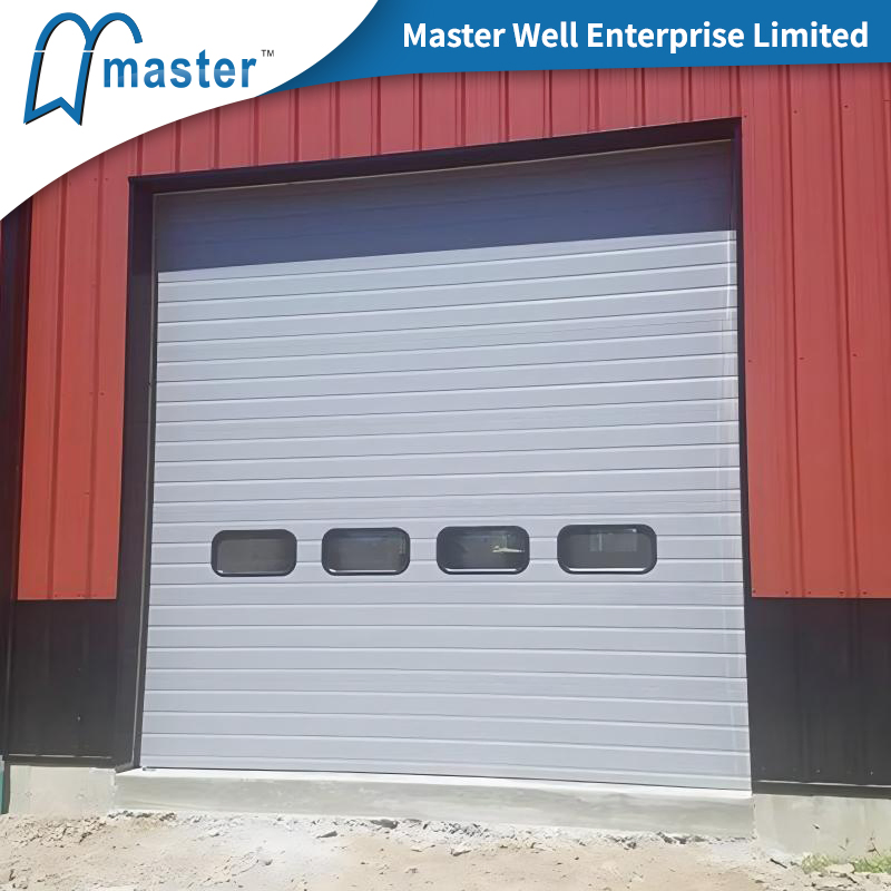 Precision Residential Full View Double Galvanized Industrial Roll up Door with Windows