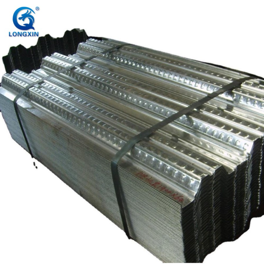 Certified Galvanized Corrugated Steel Floor Decking Sheet Cutting Welding