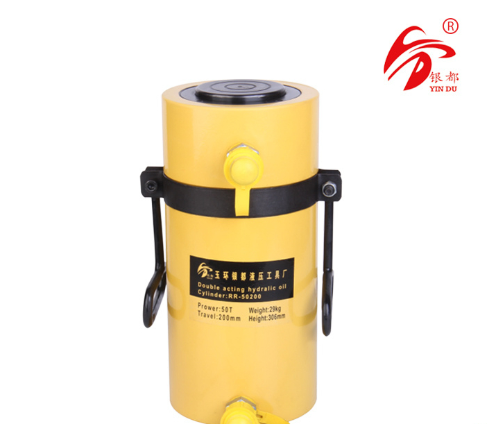 50t 200mm Heavy Duty Double Acting Hydraulic Jack (RR-50200)