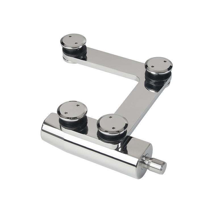 Stainless Steel CNC Machine Casting L Glass Clamp Fitting Accessories Over Panel Side Panel Connecting Patch
