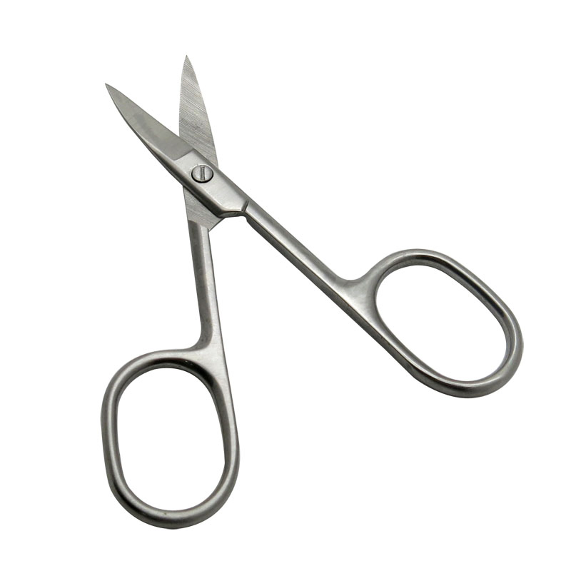 3.5mm Thickness 3.5inch Beauty Eyebrow Manicure Cuticle Nail Scissors B