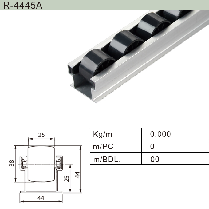 Galvanized Steel Frame Roller Track (R-8550)
