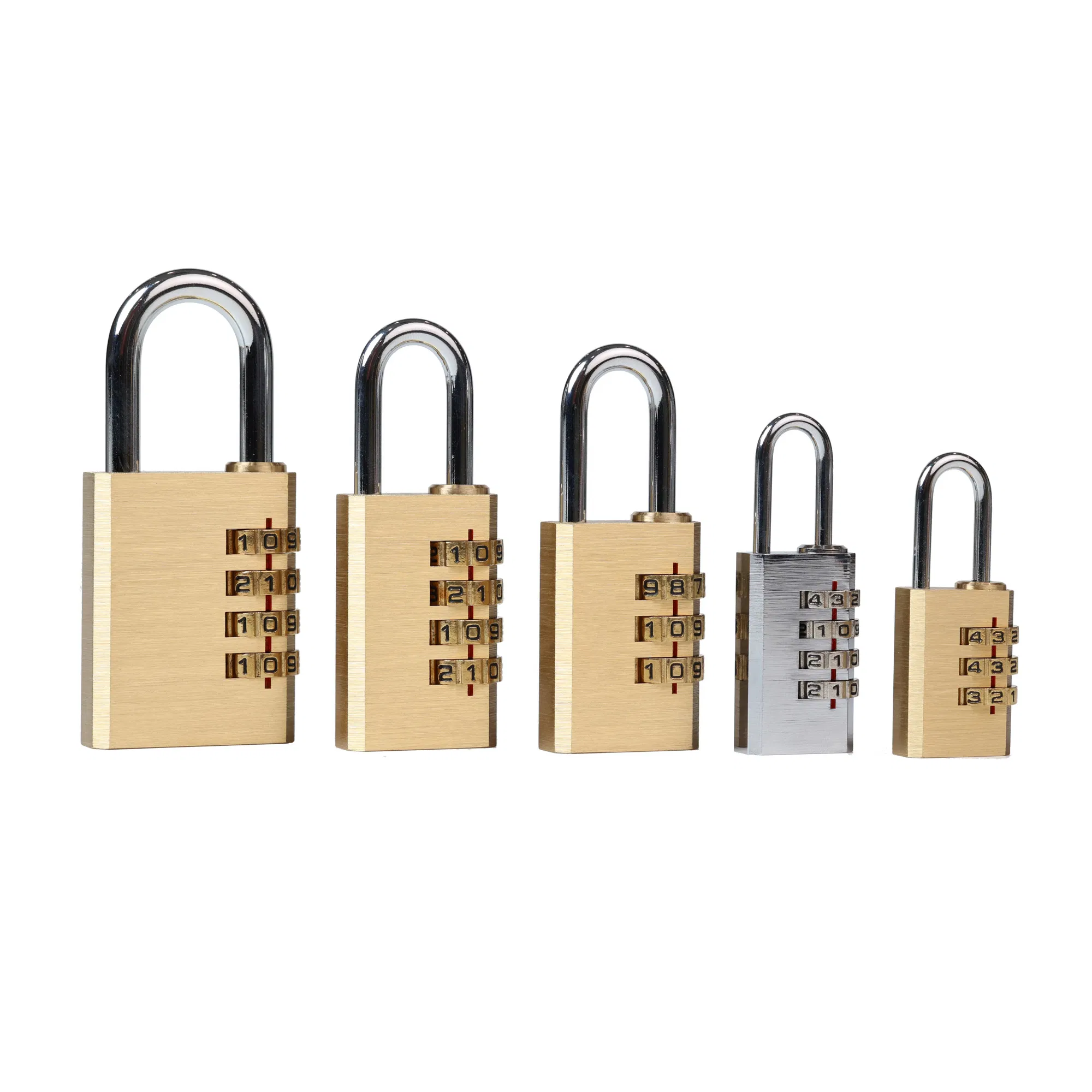 Combination 3 Candado Digital Password Aluminum Keyless Pad Lock Padlock with Harden Shackle