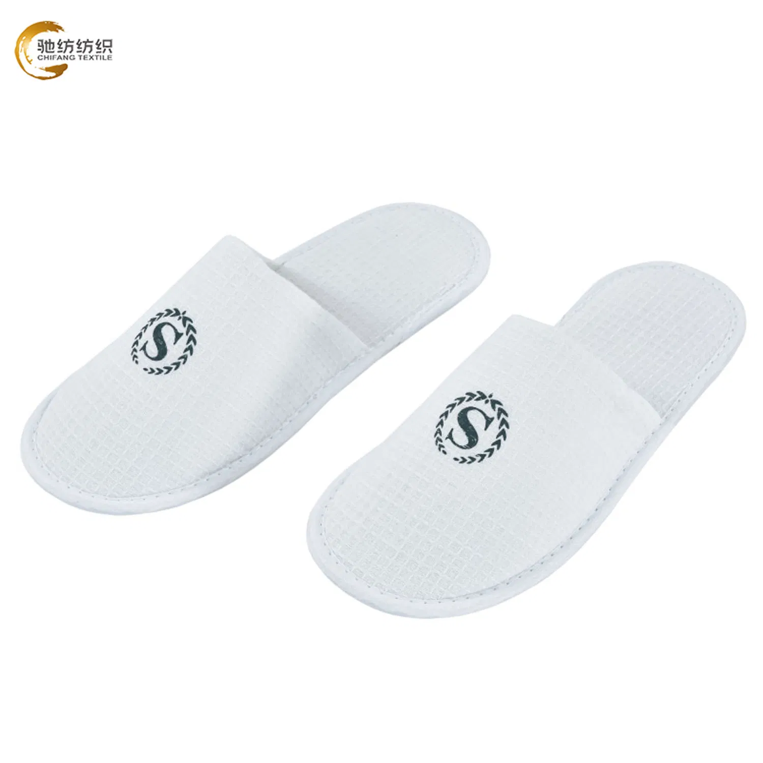 Slipper with Waffle Material for Hotel Room Using