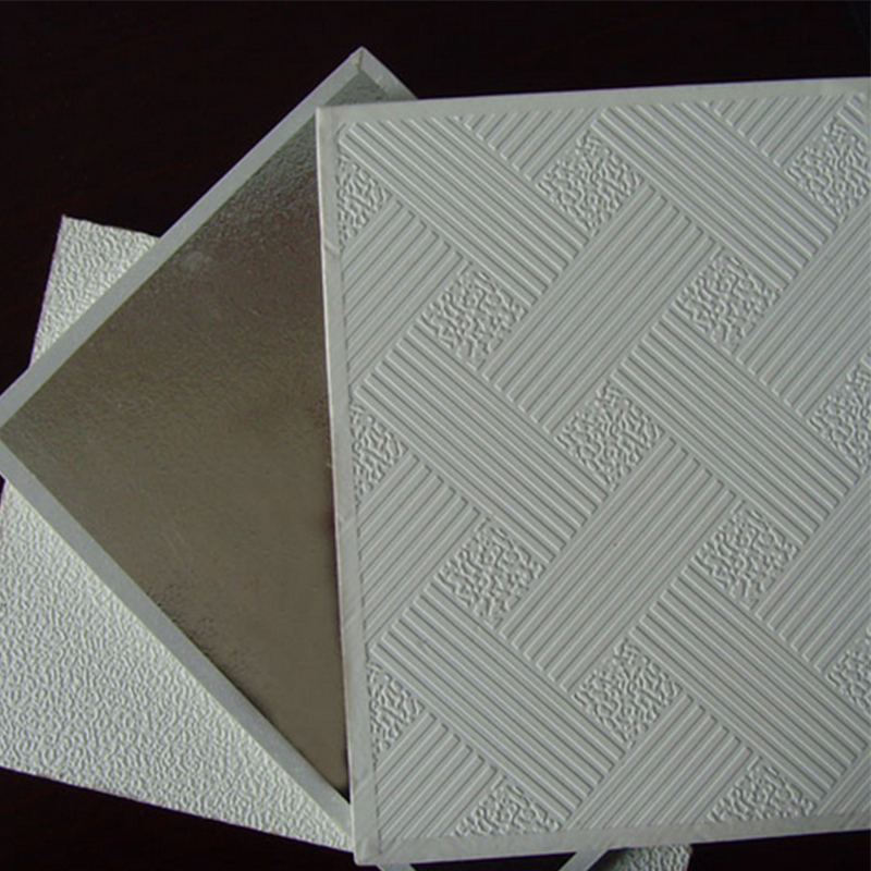Decorative &Moisture-Proof & Lightweight & Anti-Mold & Antibacterial PVC Gypsum Ceiling Tiles