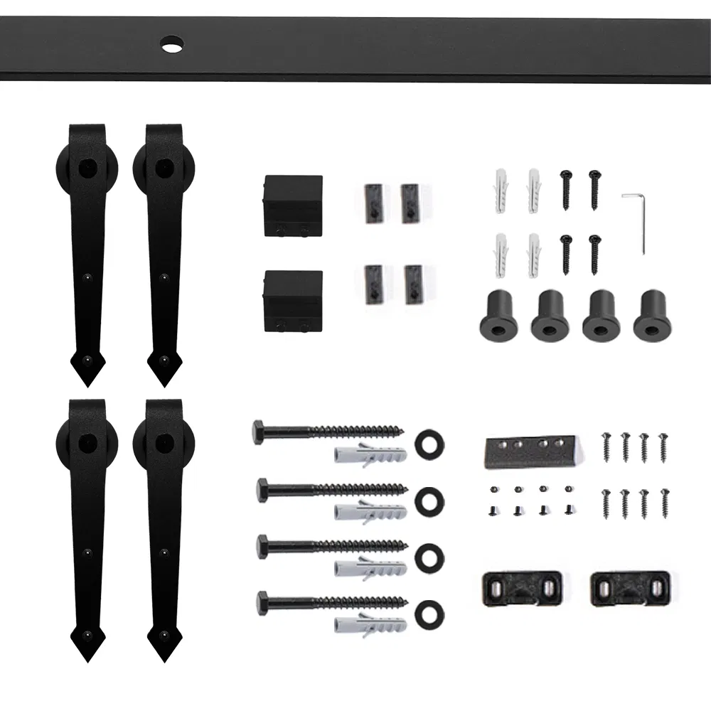 Cabinet Box Cupboard Mini Barn Sliding Door Hardware Kit Set