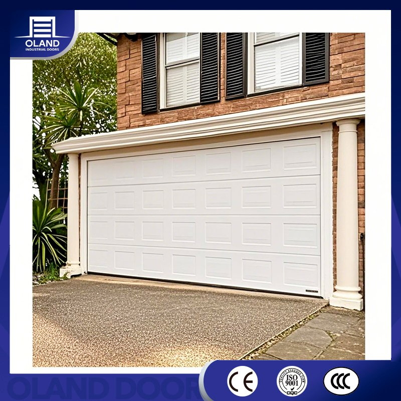 Modern Design Custom Aluminum Automatic Garage Door Insulation Sectional Remote-Controlled Motorized Driveway Garage Doors for Villa Homes
