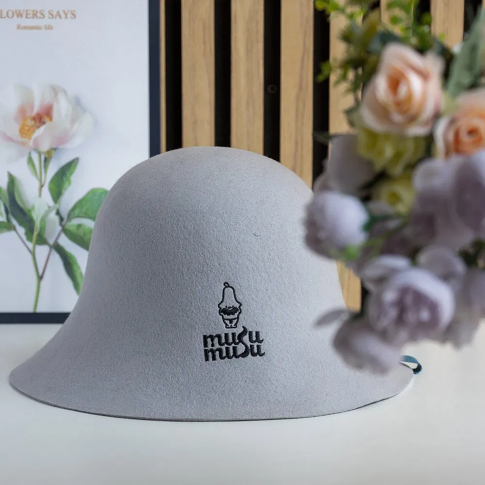 Direct-Manufacturer Wool Felt Sauna Cap - 2-3mm Thickness & Dye Options