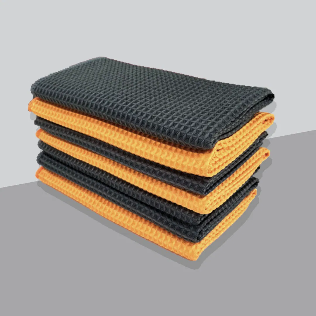 Wholesale Microfiber Dish Towels Kitchen Drying Towel Waffle Weave Hand Towel