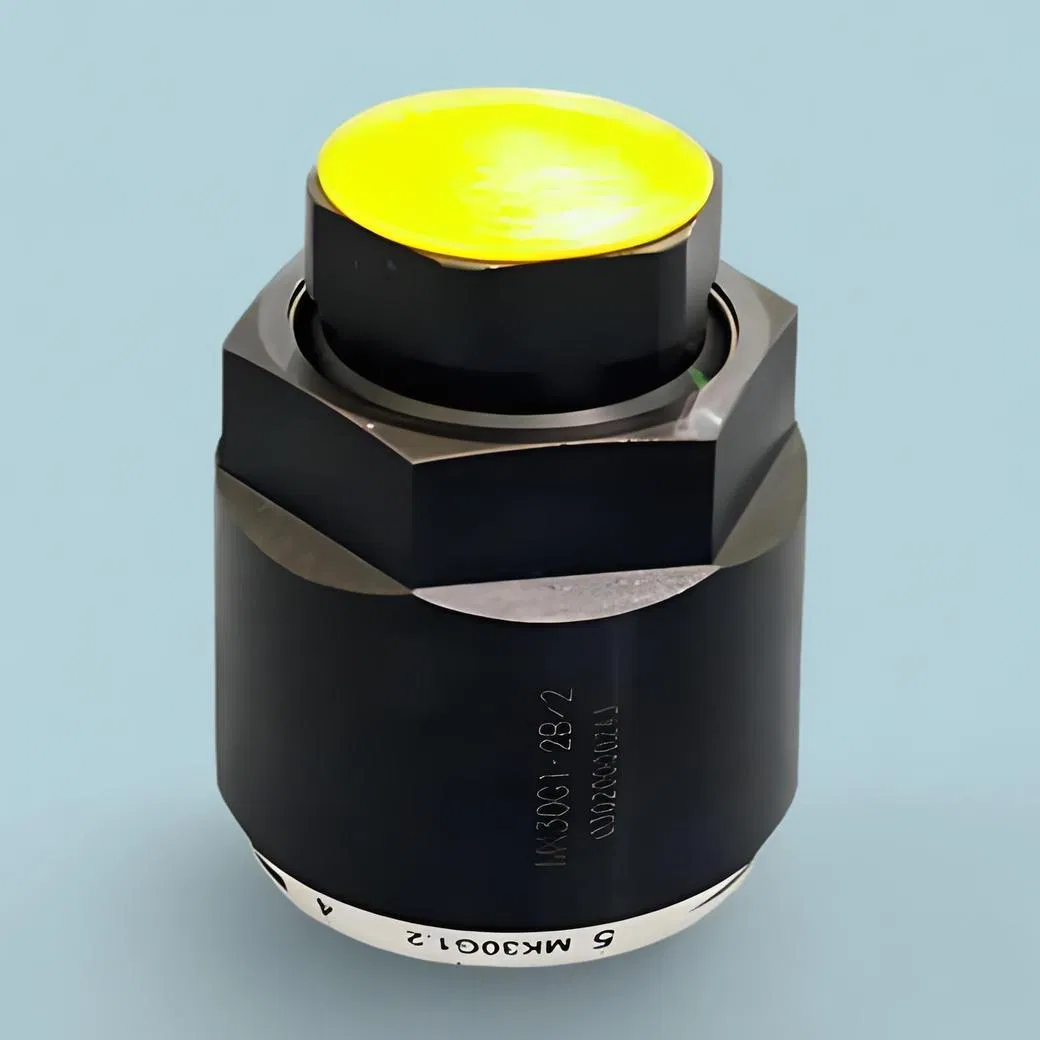 Гидравлический клапан давления с манометром и запорным клапаном