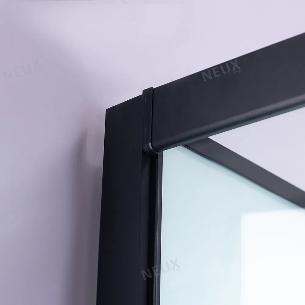 Easy Installation Black 5mm Tempered Glass Square Shape Massage Shower Cabin with Tray