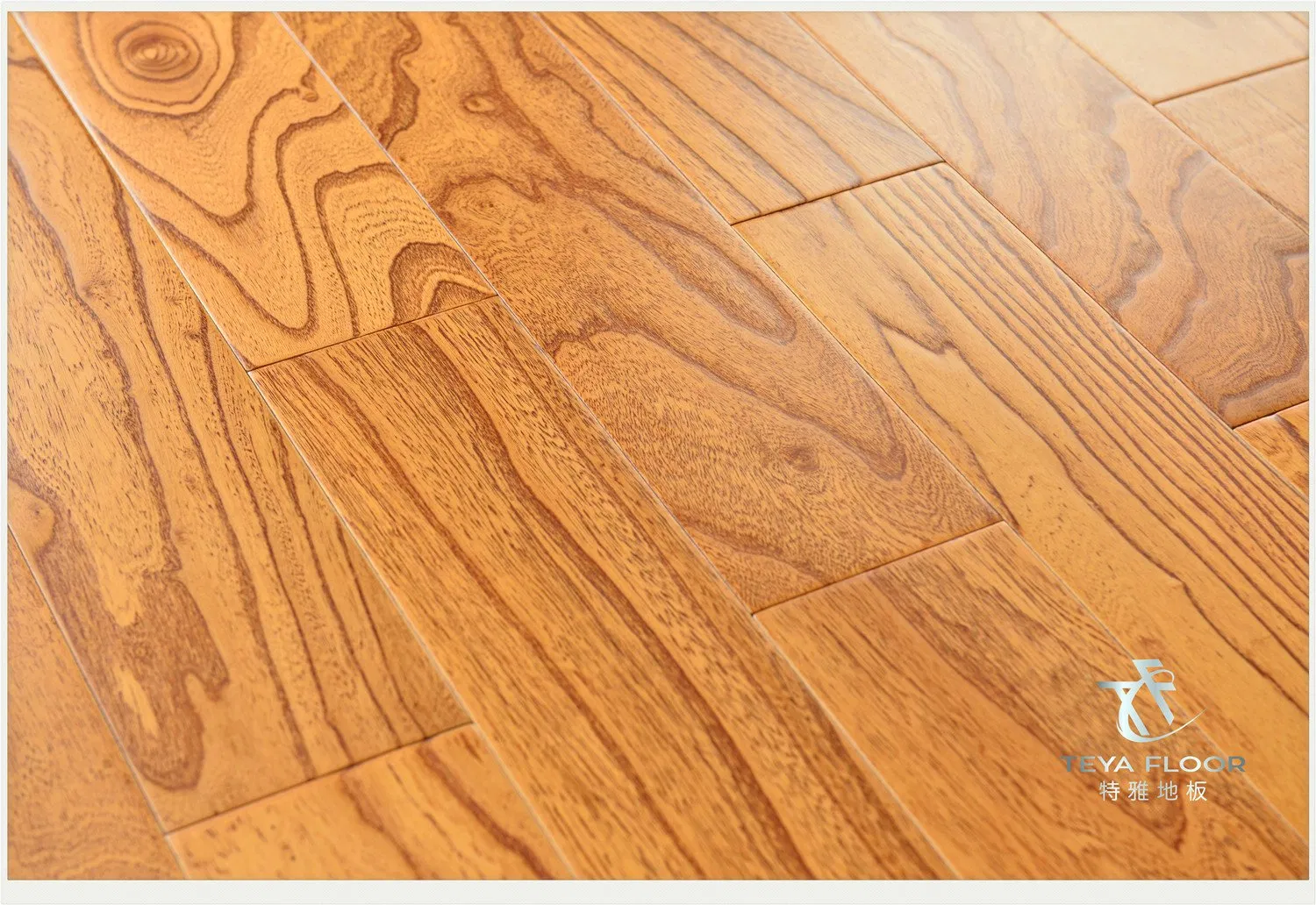 Elm Engineered Wood Flooring Embossed, UV Lacquer
