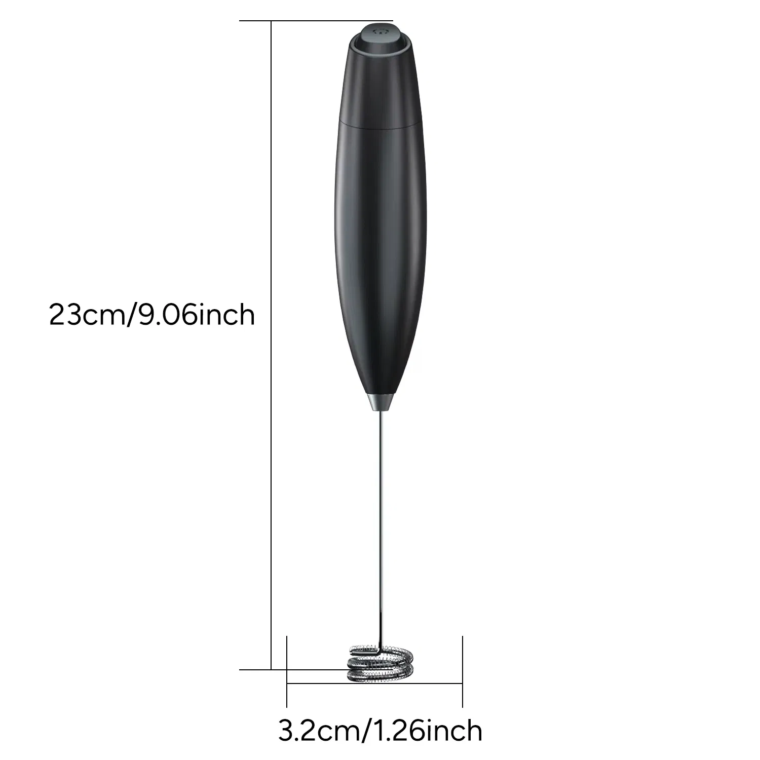 2025 Battery Operated Automatic Hand Milk Frother Electric Coffee Frother Mixer Milk Foamer with Stainless Steel Whisk