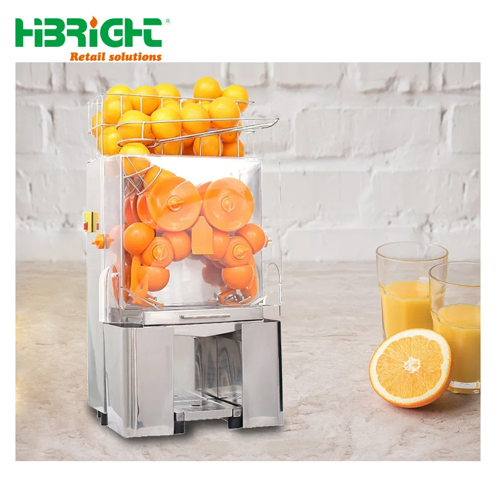 Industrial Auto Feed Juicer Commercial Automatic Orange Lemon Citrus Juice Blender