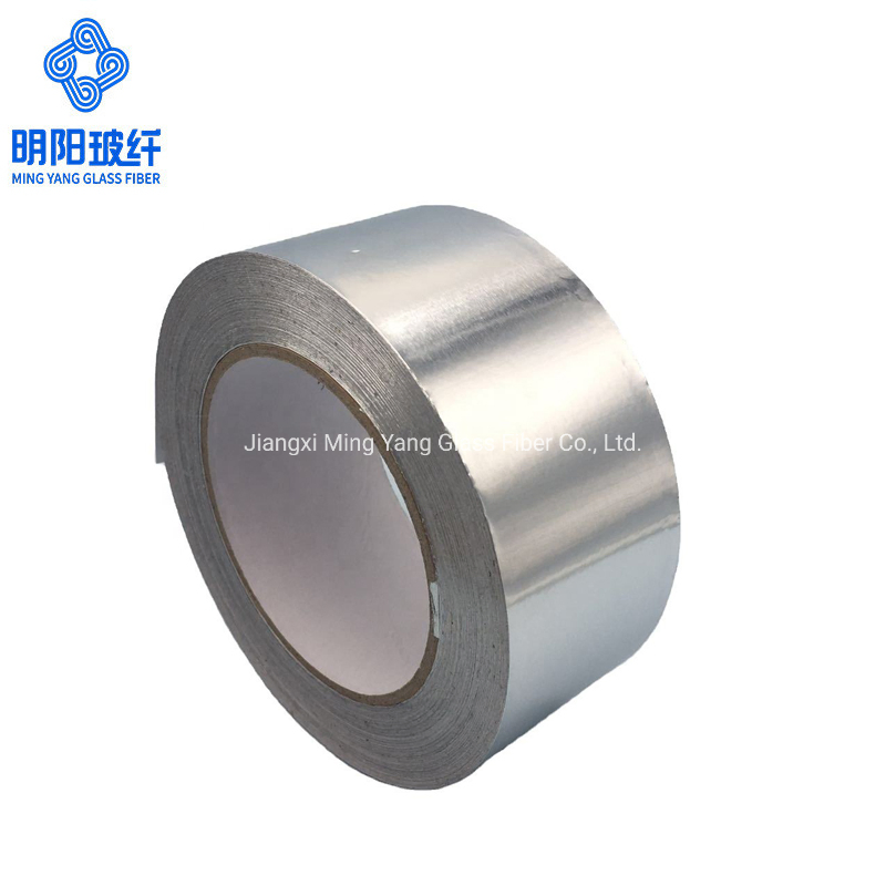 0.25mm 220g Aluminum Foil Laminated Fiberglass Cloth Tape in Roll