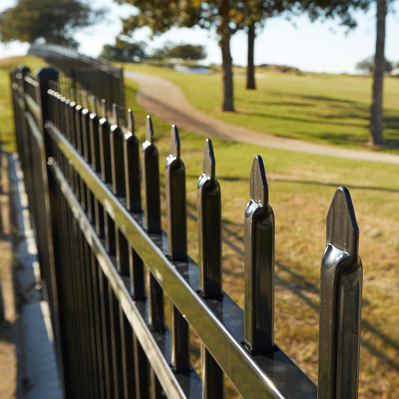 Security Fence Panel Galvanized Steel Aluminum Fencing Wrought Iron Durable Privacy Fence Steel Rackable Fence Wholesale Wrought Iron Gate