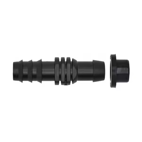 Drip Irrigation System LDPE Pipe 16mm Black Barbed Irrigation Fitting Barb Connector