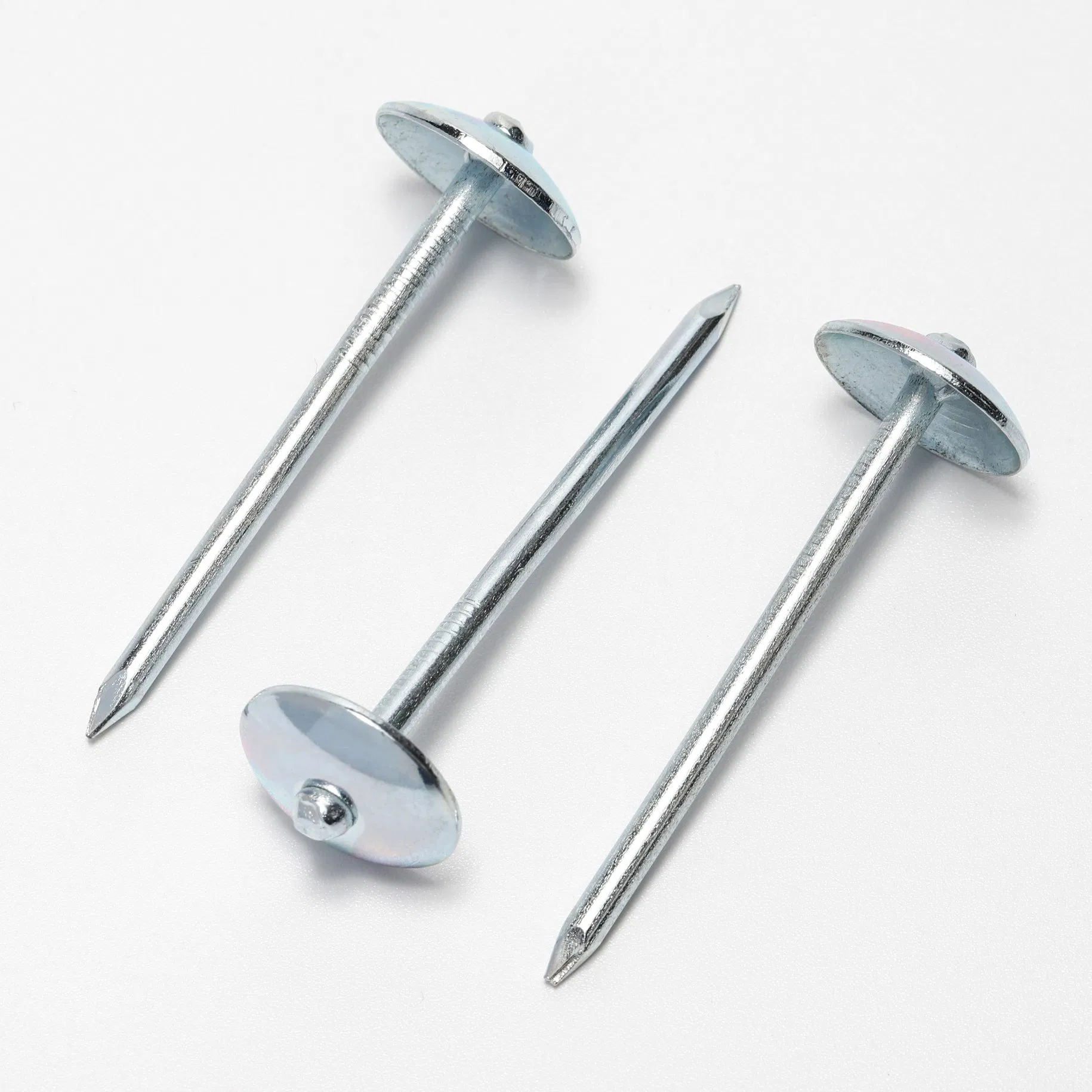 High Quality Iron Nail Umbrella Head Roofing Nail Galvanized Roofing Nails Metal Cap Rubber Washer Roofing Nail