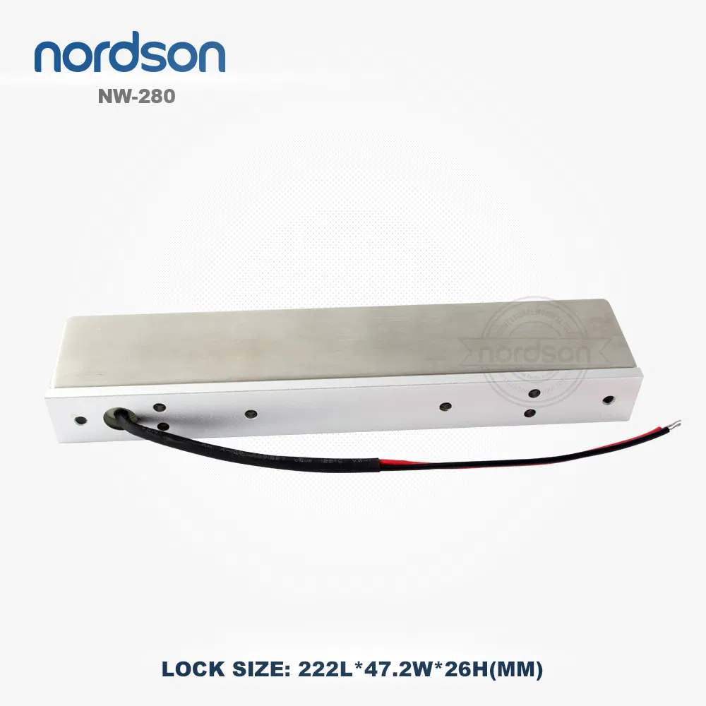 Stainless Steel Waterproof Outdoor 12/24VDC 280kg 600lbs Electric Magnetic Door Lock for Access Control System