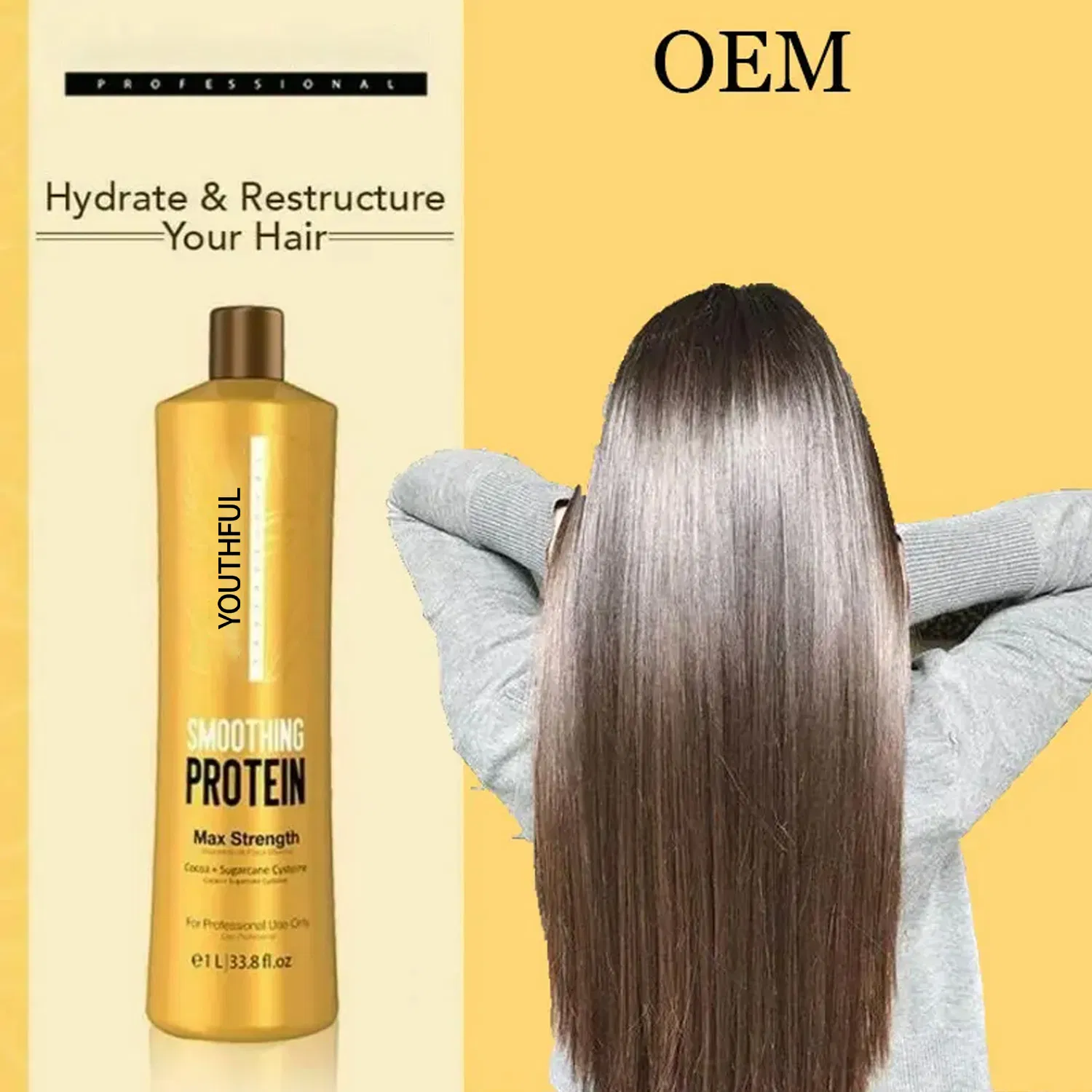 OEM Private Label Natural Coconut Organic The Keratin Hair Mask