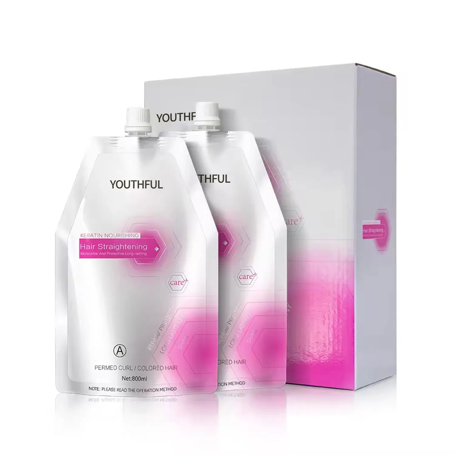 Salon Professional Hair Styling Moisturizing Rebonding Permanent Hair Straightening Cream