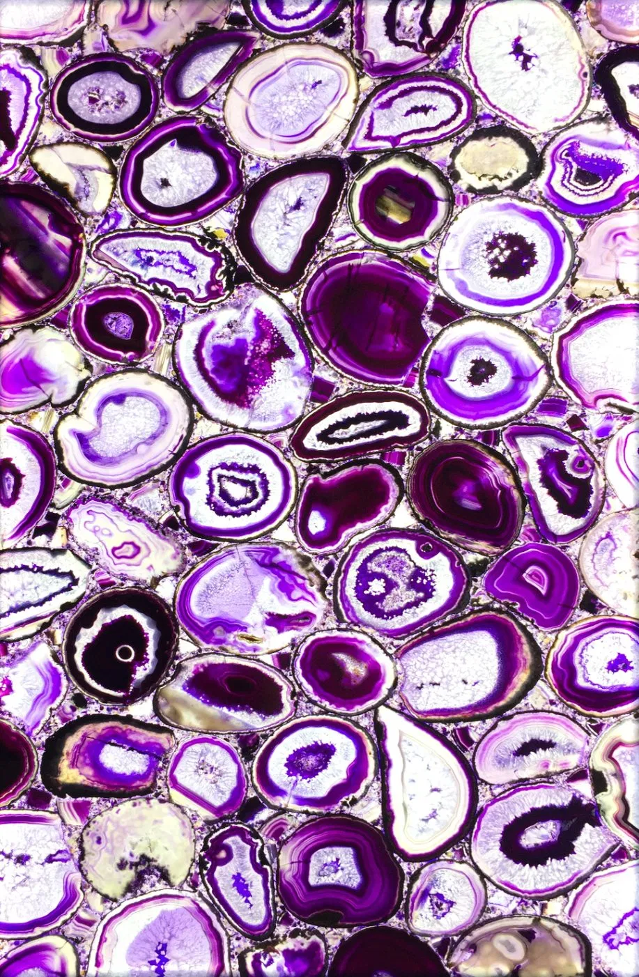 Hot Sale Luxury Purple Semi Precious Stone Gemstone for Table Top for Floor or Background Wall