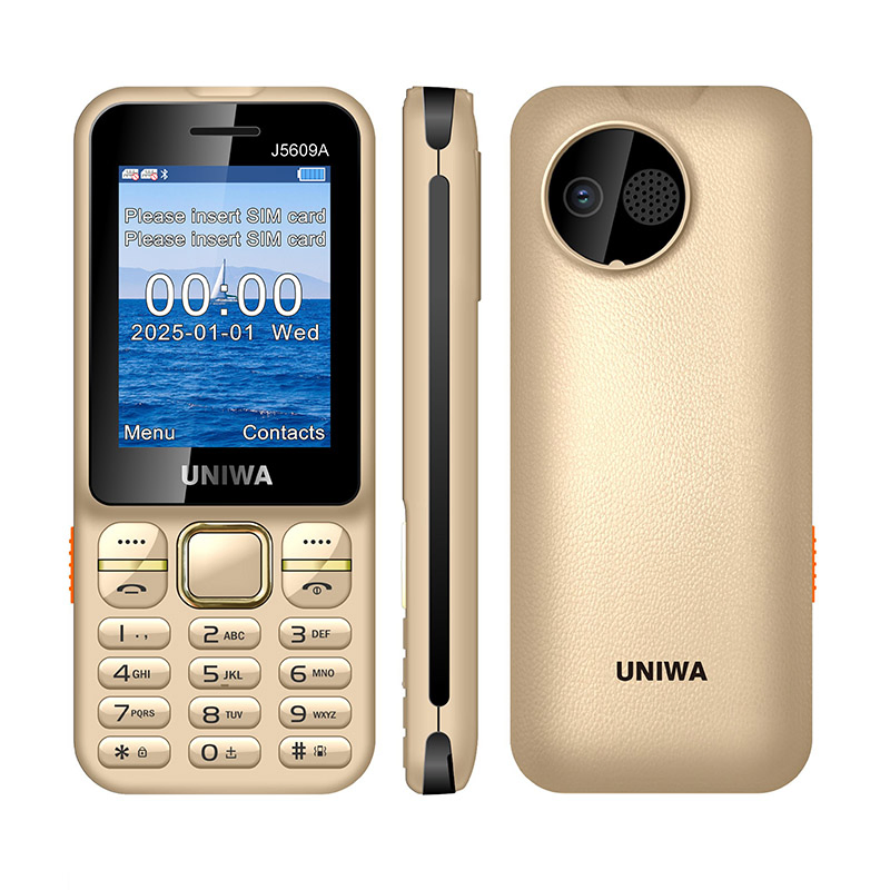Кнопочный телефон 2.4 дюйма, 3G, два слота SIM, фонарик
