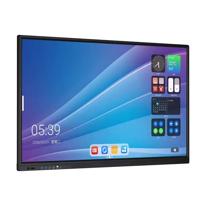 4K 65 Inch Touch Screen Interactive Flat Panel for School and Conference