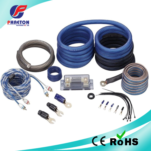 Car Audio Amplifier Installation Wiring Kit 0 Gauge 4 Gauge 8 Gauge