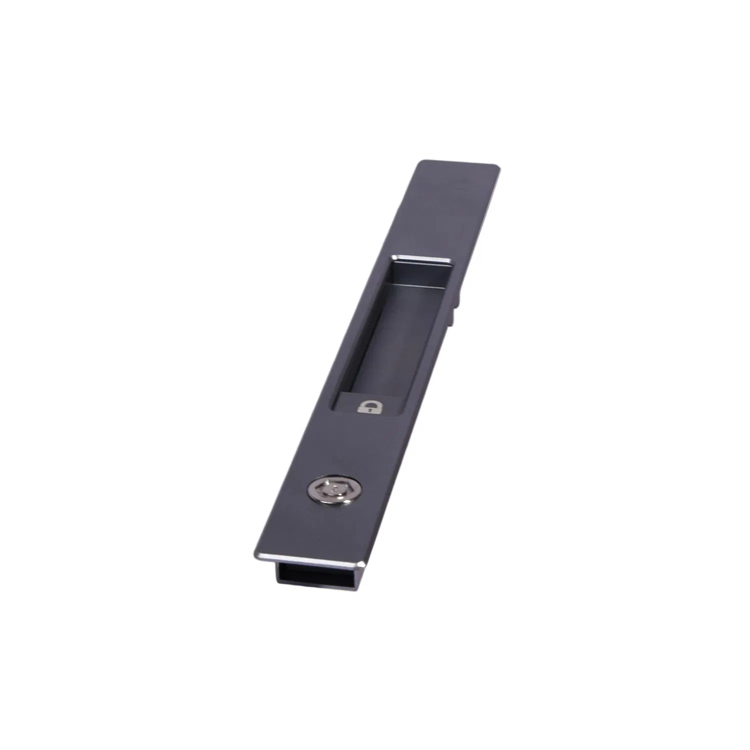 Sleek Modern Aluminum Slide Lock Hardware for Contemporary Interiors