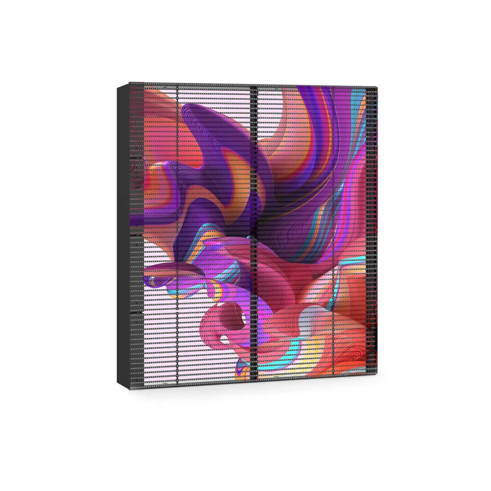 Прозрачный LED-дисплей для стеклянных стен