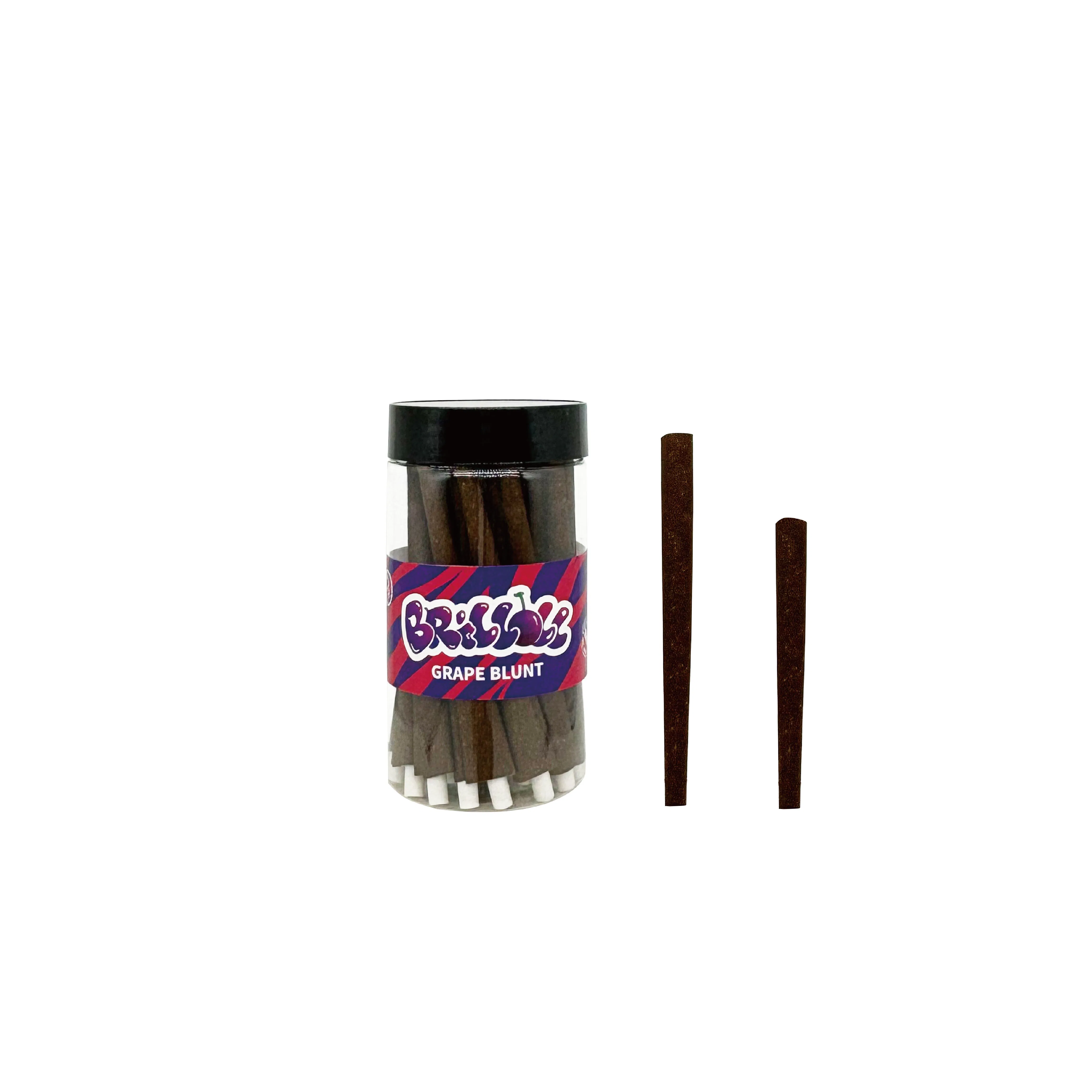 Even Burning Model Kingsize Cigar Flavor Rolling Paper Cone 25PCS/Jar Smoking Cones