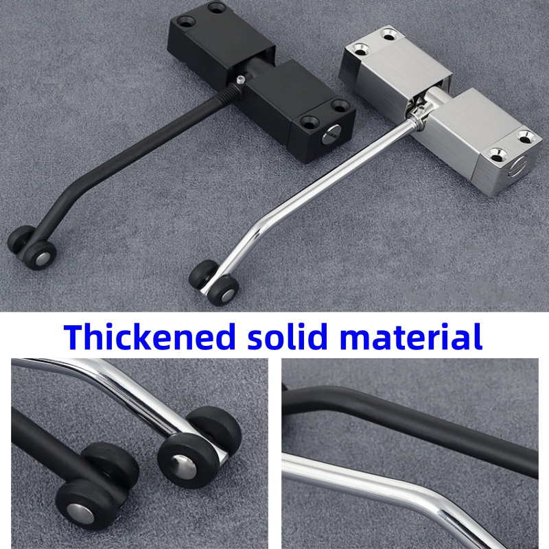 Square Simple Mounted Install Silent Automatic Self with Adjustable Spring Speed 10-35 Kg Wooden Door Door Closer