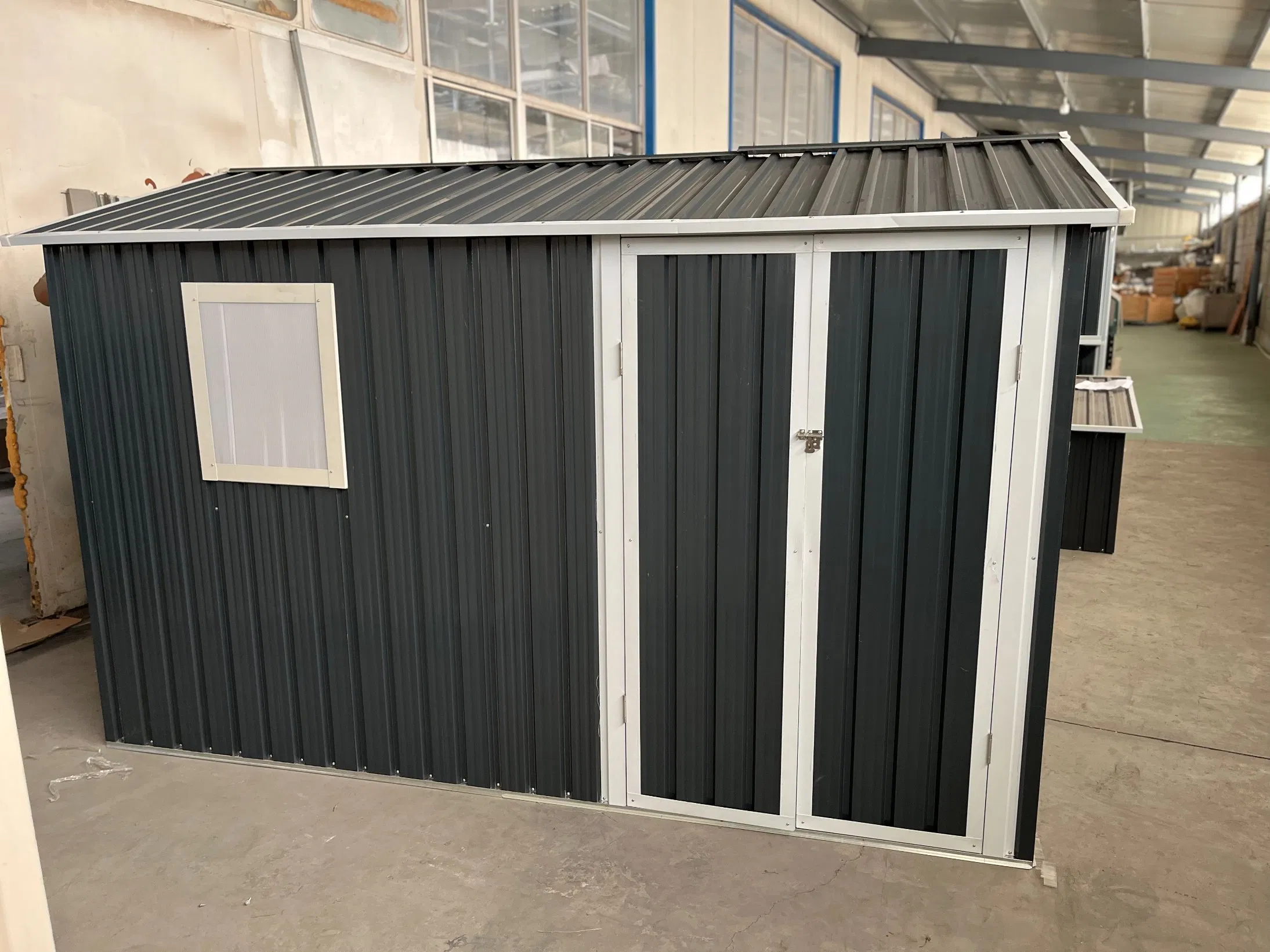 9*6FT Large Capacity Outdoor Storage Shed for Lawn Equipment Bicycles and Seasonal Items Garden Tool Shed