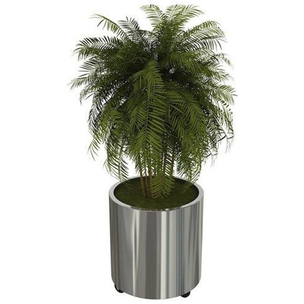 Горшки алюминиевые металлические уличные для цветов