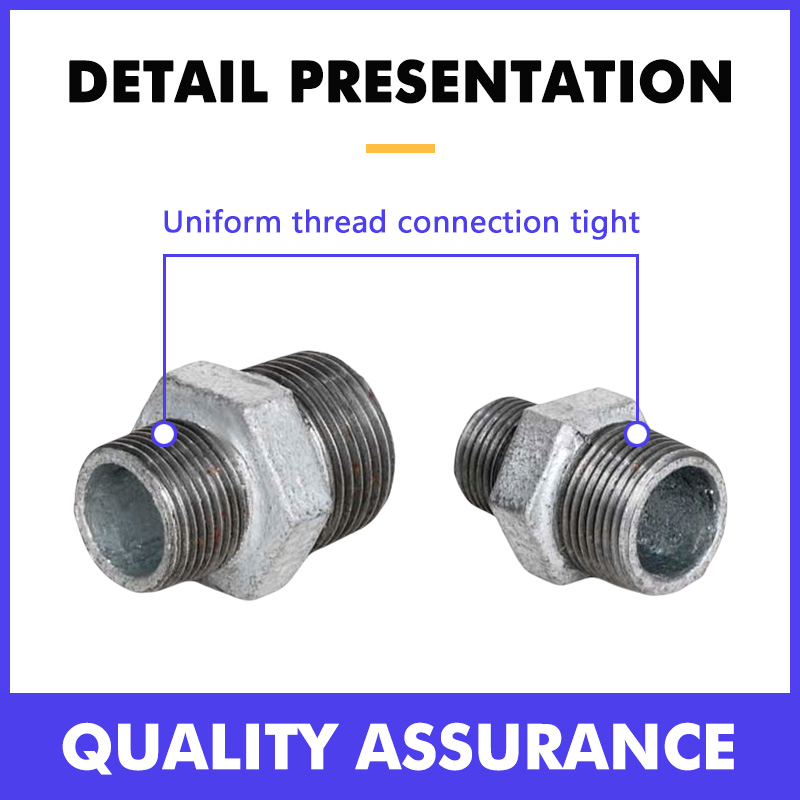 Galvanized Reducing Nipple for Pipe Connection