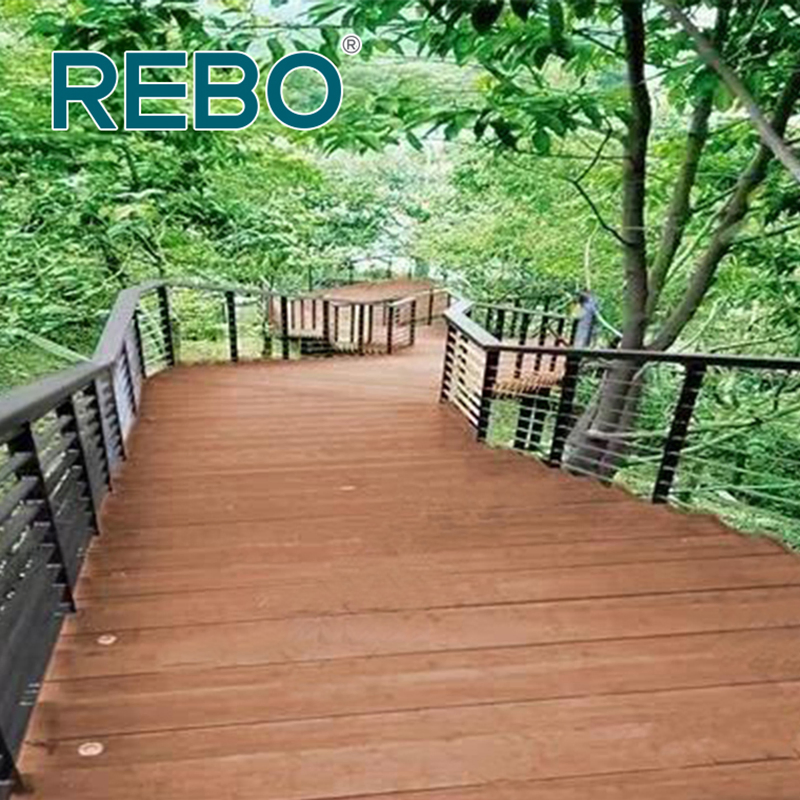 Tongue and Groove Bamboo Outdoor Flooring Bamboo Decking Boards Manufacturer