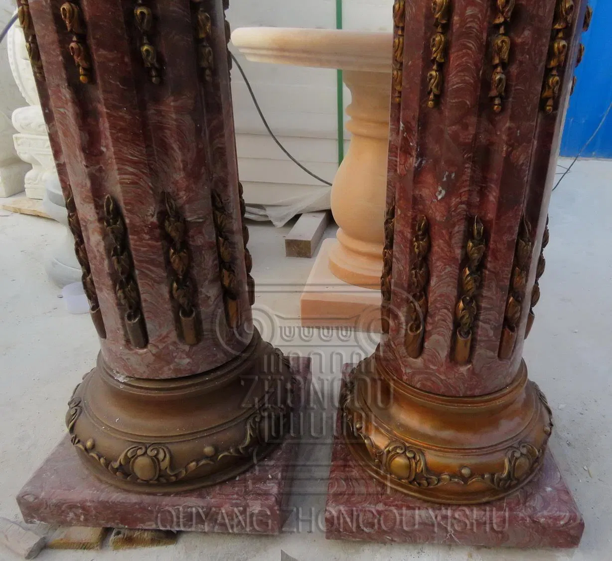 Marble Granite Elegant Architectural Home Decoration Column