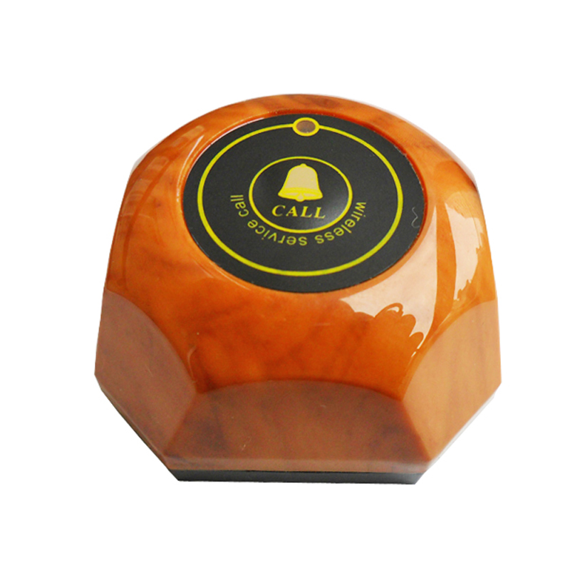 Single-Key Service Call Button Pager System for Restaurant, Hospital